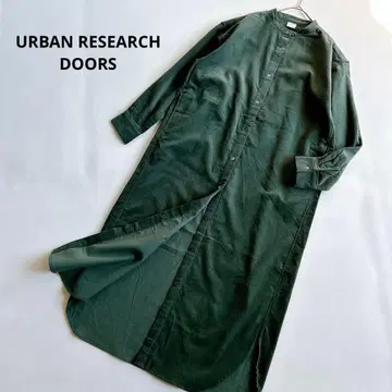 [ 새상품 ] 어반 리서치 도어스 코듀로이 셔츠 원피스 그린 M