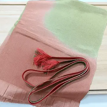 15 허리띠 오비 장식 천 세트 브라운 그린