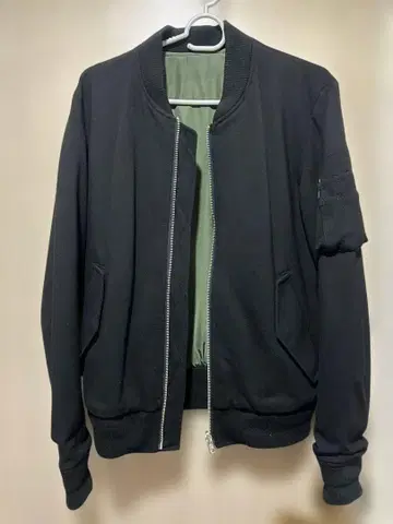 저널 스탠다드 MA-1 블루종 블랙/카키 M 사이즈