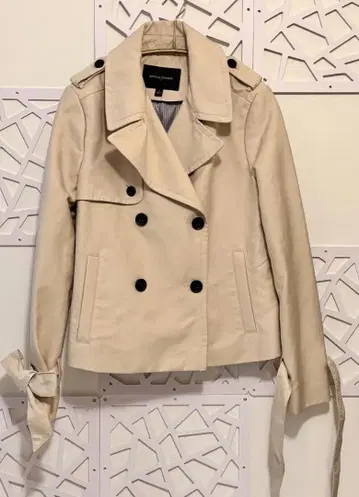 바나리파 BANANA REPUBLIC 베이지 숏 기장 트렌치코트