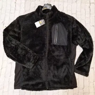 알루미늄 프린트 블랙 플리스 자켓 2L