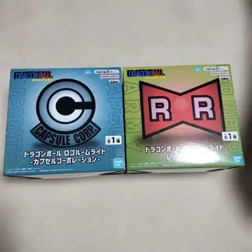 드래곤볼 로고 룸 라이트 레드 리본군 캡슐 코퍼레이션