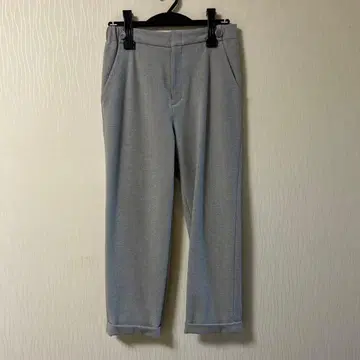 세시카 블루 크롭 팬츠 그레이