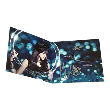 친필 사인 GARNiDELiA BLAZING CD+DVD 초회 한정판