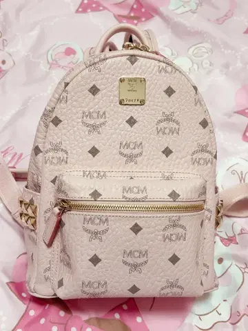 MCM 파우더 핑크 미니 사이즈