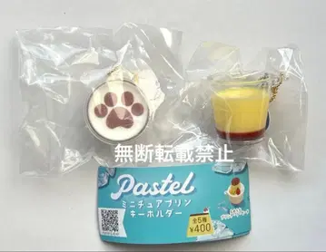 파스텔 가챠 2점