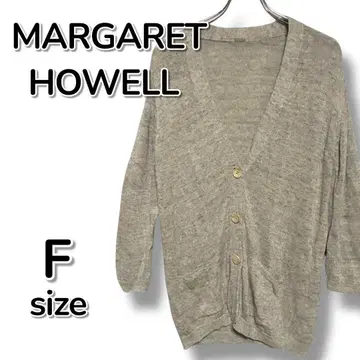 [ 빈티지 ] 마가렛호웰 니트 가디건 긴팔 그레이 계열 [ F ]