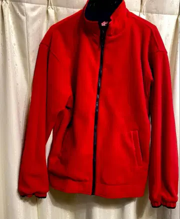 플리스 자켓 빨간색 네이비 ENGLAND ON TOUR 리버서블