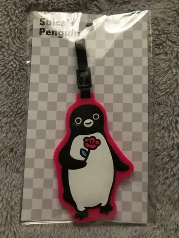 [ 익명 배송 미개봉 새상품 ] Suica 펭귄 러기지 택 꽃과 펭귄