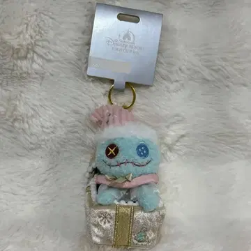상하이 디즈니 크리스마스 선물 봉제 인형 키링 키체인