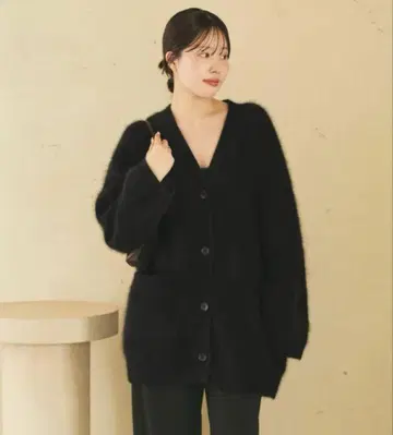 Plage Fur Midi 가디건