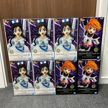 빛의 전사 프리큐어 피규어 세트 큐어 화이트, 큐어 블랙 8체 세트