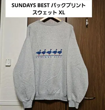 할인 SUNDAYS BEST 선데이즈 베스트 프린트 맨투맨 XL