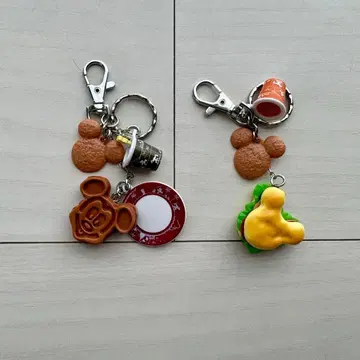 디즈니 키링 2개 세트