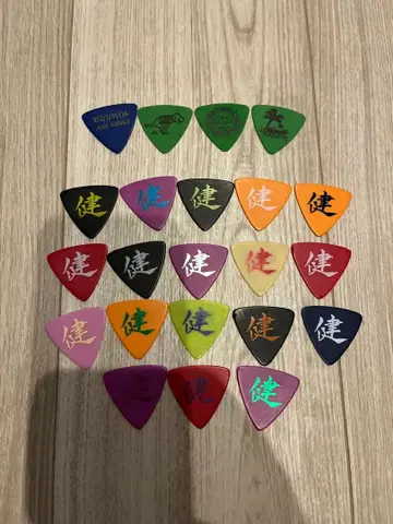 요코야마 켄 Ken Yokoyama 기타 피크 jungray