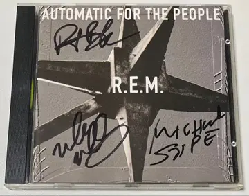 R.E.M. AUTOMATIC FOR THE PEOPLE 사인 포함