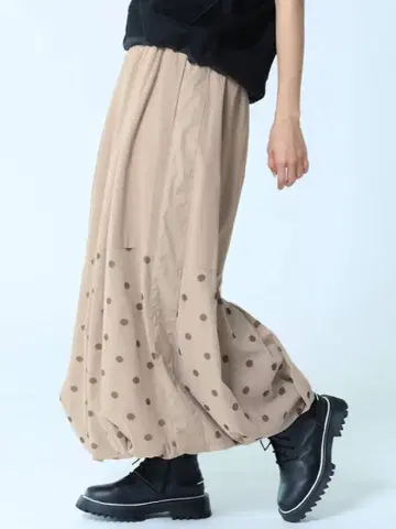 [ 택 없음 새상품 ] 야마다야 LASUD 도트 튤 벌룬 스커트