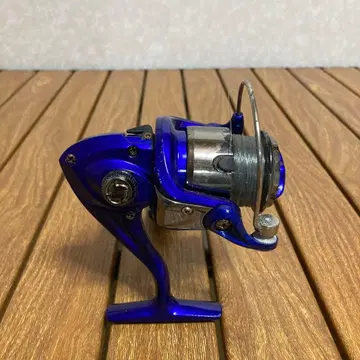 LUNKER 1000 스피닝 릴 블루 메탈릭 계류 낚시 라이트 솔트