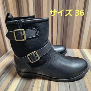 새상품 nouer 보아 부츠 블랙 36