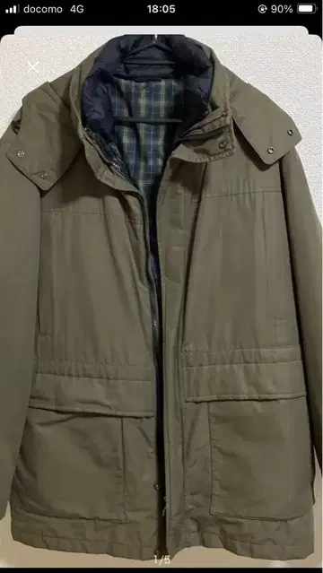 맥그리거 다운 자켓 2WY 카키 컬러 L 사이즈