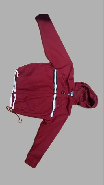 Reebok 후드 부착 나일론 자켓 빨간색