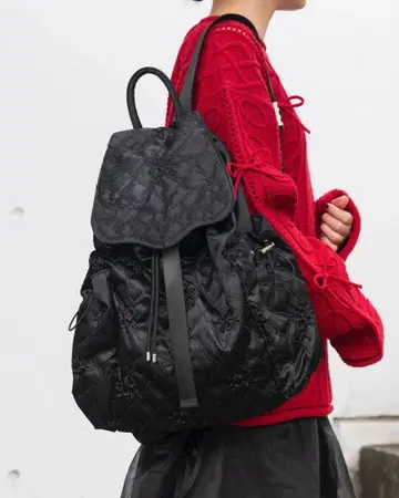 POPPY POINTE 백팩 (BLACK)