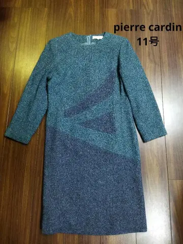 새상품급 피에르 가르뎅 개성파 무릎 기장 원피스 11호 포멀