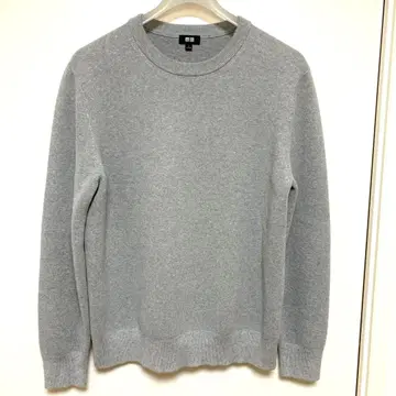 UNIQLO 워셔블 밀라노 리브 크루넥 스웨터