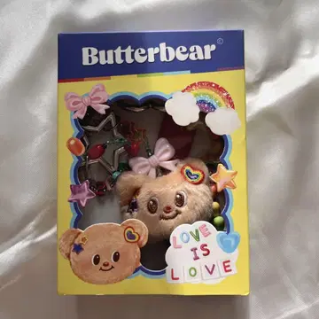 인기 Butterbear 봉제 인형 LOVE IS LOVE 키링