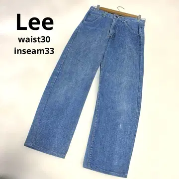 lee 리 데님 팬츠 청바지 커브 롱 하이웨스트