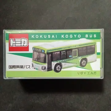 프로텍터 포장 토미카 이스즈 엘가 국제흥업 버스 사업소 한정판 버스