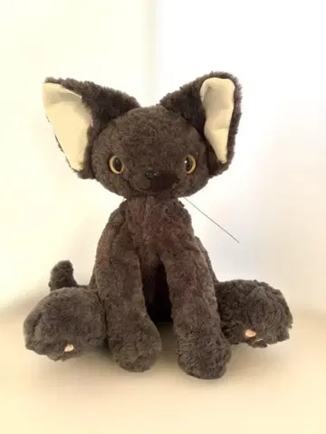 귀여운 고양이 봉제 인형 그레이