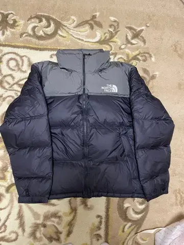 THE NORTH FACE 다운 자켓 블랙/그레이