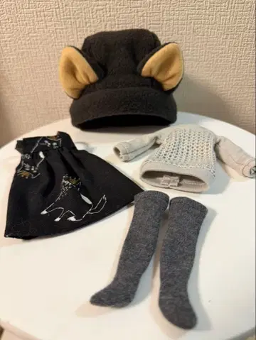 브라이스 네오 브라이스 아웃핏 OF 검은 고양이 계열 4점 세트 1