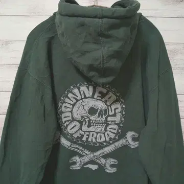 인디펜던트 백 프린트 후드티 USA 구제 의류