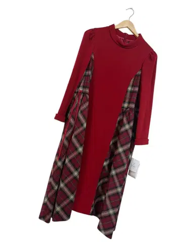 엠즈 그레이시 사이드 체크 절개 니트 원피스 42