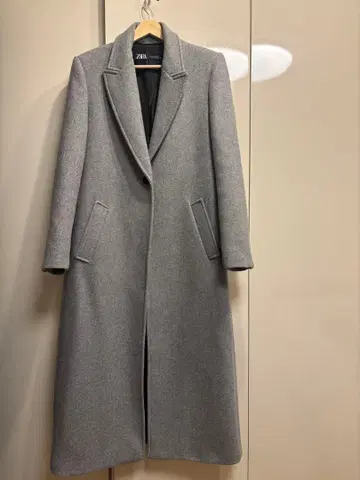 [ ZARA ] 그레이 롱 코트