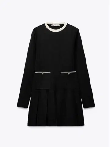 ZARA 미니 플리츠 니트 원피스