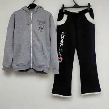 리락쿠마 맨투맨 상하의 L 사이즈