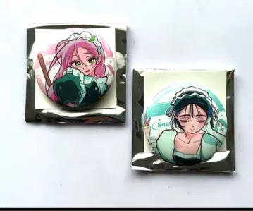 에이리언 스테이지 캔뱃지 미지 스아 카페 콜라보 2개 세트 미사용 새상품