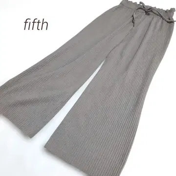 [ fifth ] 피프스 와이드 플리츠 팬츠 허리밴딩 루즈핏