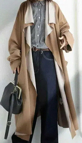 안티카 변형 빅 가디건 롱 코트