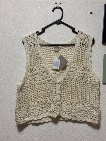 TSUHARU by SM2 손뜨개질 크로셰 니트 베스트