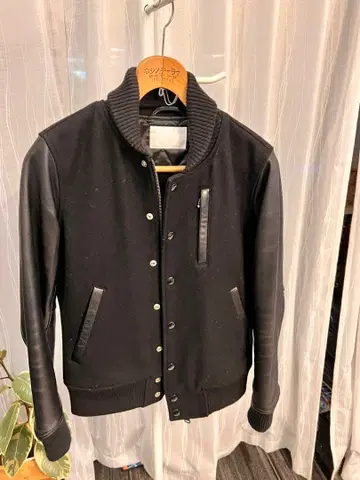 URBAN RESEARCH iD 멜톤/UK 램 가죽 바시티 자켓 S