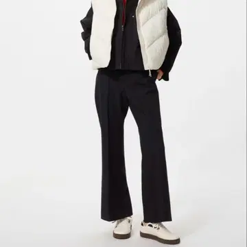 유니클로 스마트 플레어 팬츠 S 블랙 표시 사이즈 UNIQLO