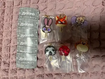 주토피아 아이스캔디 참 가챠 전 6종 컴플리트 세트