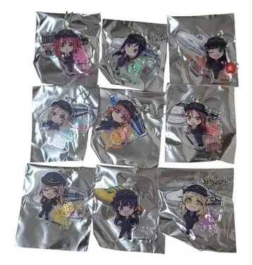 러브 라이브 선샤인 JR 누마즈 2024 아크릴 키링 9개 세트