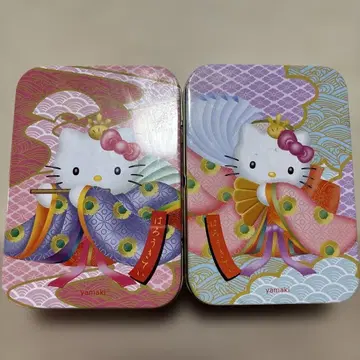 헬로키티 기모노 디자인 캔 세트