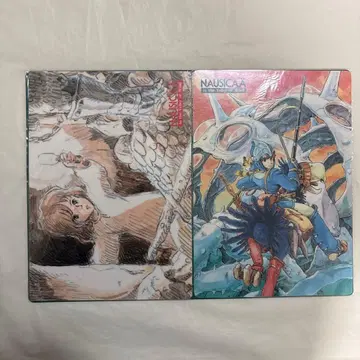 바람계곡의 나우시카 책받침 2장 세트 당시 미개봉