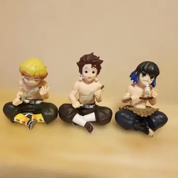 귀멸의 칼날 쵸코노세 프리미엄 미니 피규어 3종 세트